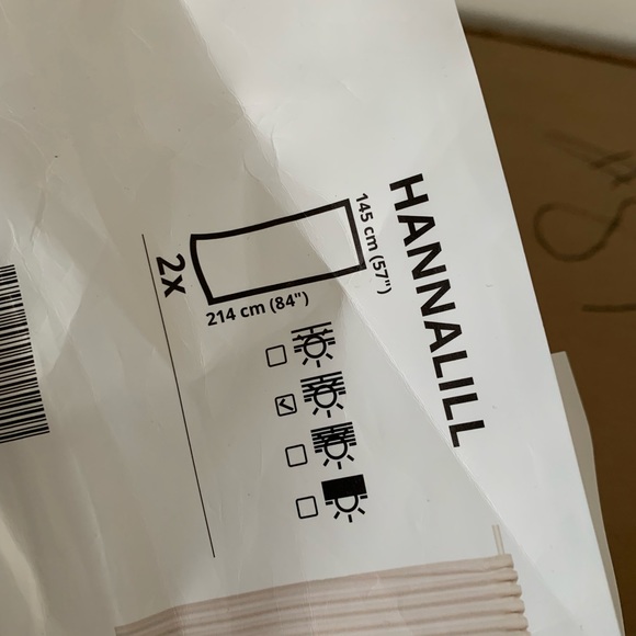 New in package IKEA Hannalill 57x84 drapes - Picture 6 of 6